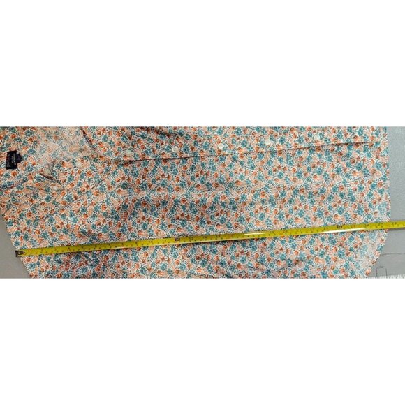 J. Crew Mens L Slim Fit Flex Washed Floral Short Sleeve Button Up Shirt - Picture 7 of 10